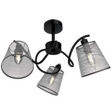 Φωτιστικό Οροφής με 3xE14 230V Μαύρο 955JASMINE3